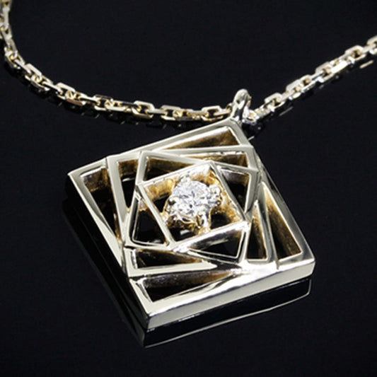 0.50 CT Round Cut Diamond Charm Pendant For Women, Wedding Pendant, Christmas Gifts