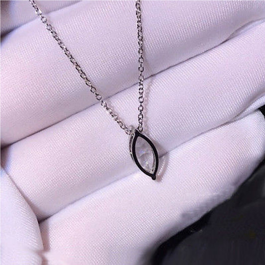 1.5 CT Marquise Cut Diamond Charm Pendant For Women, Wedding Pendant, Christmas Gifts
