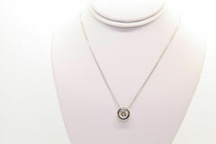 1.5 CT Round Cut Diamond Charm Pendant For Women, Wedding Pendant, Christmas Gifts