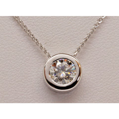 1.5 CT Round Cut Diamond Charm Pendant For Women, Wedding Pendant, Christmas Gifts