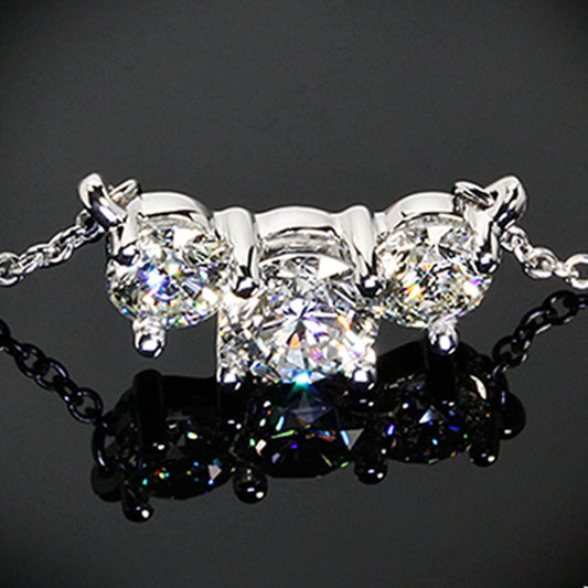 4 TCW Round Cut Diamond Charm Pendant For Women, Christmas Gifts, Engagement  Pendant