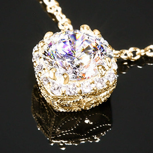 2 CT Cushion Cut Diamond Charm Pendant For Women, Wedding Pendant, Christmas Gifts, Solitaire Pendant